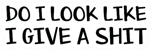 Do i look sticker